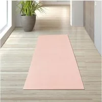 TeppichHome24 Teppich Weicher rosa Teppich pflegeleicht und waschbar ideal für Zuhause, rechteckig