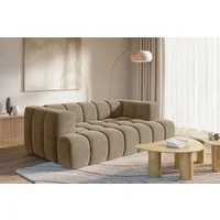 homsy by Ana Johnson 3-Sitzer »XL« BOUBELLE Design-Sofa extra tief, Bubble-Optik, Breite 217 cm, hoher Sitzkomfort dank Wellenunterfederung, XL Sitztiefe 100 cm