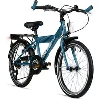 bergsteiger Kinderfahrrad Sydney 20, 24 Zoll, 6 - 9 Jahre, StVZO, Mädchen, Jungen, Shimano Tourney RD-TY300 Schaltwerk, Kettenschaltung, V-Bremsen, Dynamo