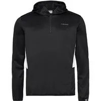 Head Kapuzenpullover Hoodie mit Kapuze Club Technical Half-Zip schwarz Herren