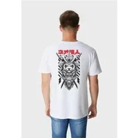 Oldskull T-Shirt Asian Panda Samurai Warrior Graphic mit fernöstlichem Motiv
