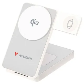 Verbatim Foldable 3-in-1 magnet. wireless PB 10000mAh weiß 32296