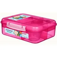 sistema Aufbewahrungsbox Sistema 1,65L Bento Lunch - Pink