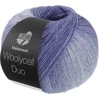 LANA GROSSA Meilenweit 100 WOOLYCELL DUO Häkelwolle, 400 m (4-fach Sockengarn ohne Polyamidanteil), 100 g