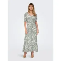 ONLY Maxikleid ONLCHIANTI S/S LONG DRESS WVN NOOS Viskose, regular fit