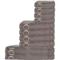 JOOP! Handtuch Unisex Handtuch 10er Pack Baumwolle Classic, Frottier (Set, 10-St)