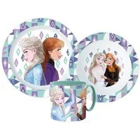 Disney Kindergeschirr-Set Disney Eiskönigin Ice Magic Geschirrset Mikro