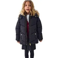 Next Steppjacke Wasserabweisende Steppjacke mit Kunstfellbesatz (1-St)