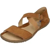 KOEL ISA SUEDE Barfußschuh Cognac