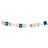 partydeco Girlande "Boy or Girl Baby Shower Banner, 175 cm – Perfekte Deko