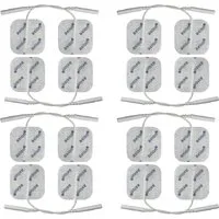 Axion Elektrodenpads passend zu Revitive, Prorelax, Promed, axion - 4x4cm, 16 St.,2mm Steckanschluss, selbstklebende Elektrodenpads