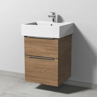 Sanipa 3way Waschtischunterbau zu Duravit Vero Air Waschtisch mit 2 Auszügen, Eiche-Kansas UM43159