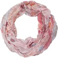 MIRROSI Loop Damen Schal mit Kreis-Muster Weich, Schlauchschal, (zweimal um den Hals wickelbar, ca.45x75cm), Damen Halstuch ideal für Frühling, Sommer oder Herbst