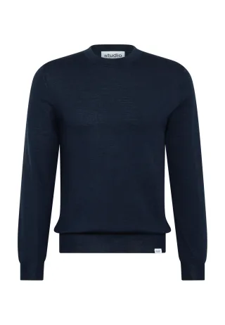 seidensticker - STU - CREW NECK PULLOV Deep Navy - Gr. - S