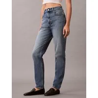 Calvin Klein Jeans Mom-Jeans NEW MOM JEAN mit Markenlabel am Bund