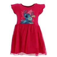 Lilo & Stitch Midikleid Kinderkleid Pink Mädchen Kleid