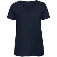 B&C V-Shirt Damen V-Neck T-Shirt / 100% Organic Cotton