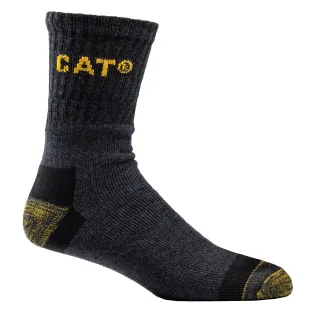 Caterpillar Premium Baumwoll Arbeitssocken für Herren in Grau