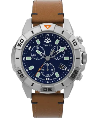 Timex Ridge Chrono Herrenbraun Uhr TW2W16300