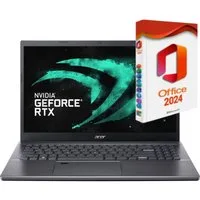 Acer Aspie A17-51, Intel Core i7-150U, Nvidia GeForce RTX 2050, Business-Notebook (44 cm/17.3 Zoll, Intel Core i7 150U, Nvidia GeForce RTX 2050, 16 GB, 500 GB SSD, Windows 11 Pro 64Bit + MS Office 2024, Beleuchtete Tastatur)