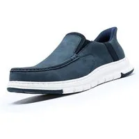 Allthemen Loafer Herren Loafer mit kontrastfarbenen Besätzen Bequeme Freizeitschuhe