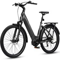 Vankel E-Bike Cityrad Z5 E-Fahrrad 28 Zoll Damen u. Herren 648WH Pedelec, 36V 18AH 130 km, 9 Gang, Kettenschaltung, Mittelmotor, 648 Wh, (Beleuchtungsset mit Batterieladegerät, Batterieschlüssel, Werkzeug), E-Bikes mit Bafang Mittelmotor, Elektrofahr