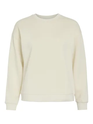 VILA - VISANDY L/S SWEAT TOP - NOOS birch - Gr. - M