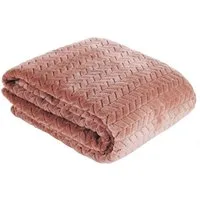 Plaid Cindy, Design91, Warm Kuschelig Gemustert Einfarbig Kuscheldecke Sofadecke TV-Decke