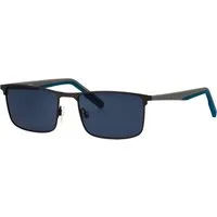 TOM TAILOR Sonnenbrille Modell 677000 Form Karree/Eckig, Logoschriftzug auf Bügel, Kombifassung