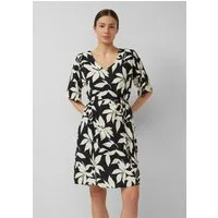 s.Oliver Minikleid Kleid Strukturiertes Kleid mit Gürtel