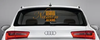 Aufkleber Heckscheibenaufkleber Autoaufkleber "kein scheiss..."