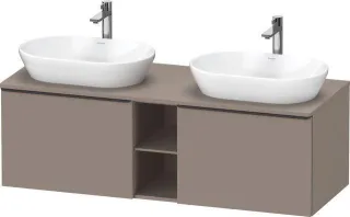 Duravit D-Neo Konsolenwaschtischunterbau wandhängend Basalt Matt 1400x550x459 mm - DE4950BBD430000 DE4950BBD430000