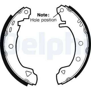 Delphi Bremsbacken hinten Citroen Ax Renault 19 Rapid