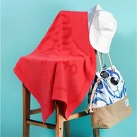 ANEMOSS Strandtücher Anemoss Strandtuch – Maritimes Design, weich & saugfähig, 70×140 cm, (1-St)