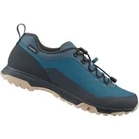 Shimano SHIMANO Fahrradschuhe ET501 MTB Flatpedal Größe 45 Blau Fahrradschuh