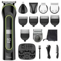 Scttomon Bartschneider RFC5918, Haarschneider Bodygroomer 5 in 1 Wasserdicht