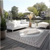 ELLE DECORATION Teppich Meekly Wendeteppich, rechteckig, Höhe: 5 mm, Flachgewebe, In-& Outdoor, Modern, beidseitig, Balkon, Wohnzimmer