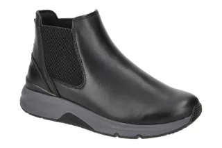 Gabor 76.881 ROLLINGSOFT Damen Stiefeletten Schwarz - bequeme Keilabsatz Sneaker