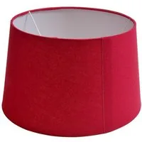 B&S Lampenschirm Lampenschirm rund aus Stoff H 16 x Ø 25 cm für Tisch - Stehlampen