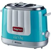 Hot Dog Maker Party Time hellblau/silber, 650 Watt, 50's Style