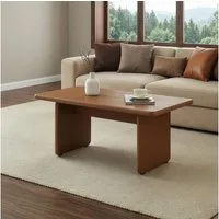 en.casa Couchtisch, »Gäljami« rechteckig 100 x 55 x 44 cm Walnussoptik