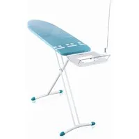 Leifheit Bügelbrett Bügeltisch Air Board Express L Solid, Bügelfläche 38.0x130.0 cm, Höhenverstellbar, Bügelfläche 130 x 38 cm, ideal für Dampfstationen