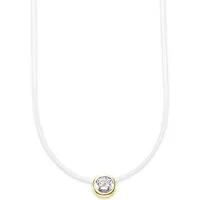 Bruno Banani Kette mit Anhänger Schmuck Geschenk Silber 925 Halsschmuck Halskette Stein Gold o. Silber, mit Zirkonia (synth)