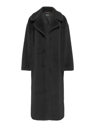 ONLY - ONLMEAGAN LIFE X-LONG FAUX FUR COAT OTW Black - Gr. - M