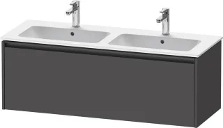 Duravit Ketho.2 Waschtischunterbau wandhängend Graphit Matt 1280x480x440 mm - K25066049490000 K25066049490000
