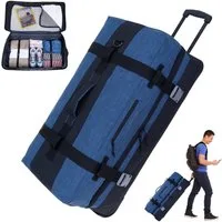 ELEPHANT Trolley XXL Travel Reisetrolley 80 cm 120 Liter Reise, Tasche groß Softcase Gepäck Urlaub Trolly