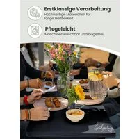 Gräfenstayn Hussen-Set Biertischhussen Bierzeltgarnitur 50cm 70cm, Biertischhussen 3 tlg Bierzeltgarnitur 50cm oder 70cm breite