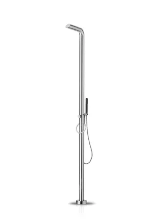 JEE-O pure shower 02 freistehende Dusche, edelstahl poliert, 300-6211 300-6211