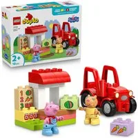 LEGO® Traktor und Marktstand (10468), LEGO DUPLO Peppa Pig Konstruktionsspielsteine, (18 St)