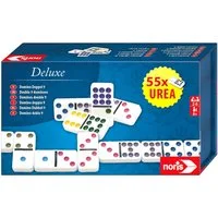 Noris Spiel Familienspiel Zuordnungsspiel Deluxe Doppel 9 Domino 606108003